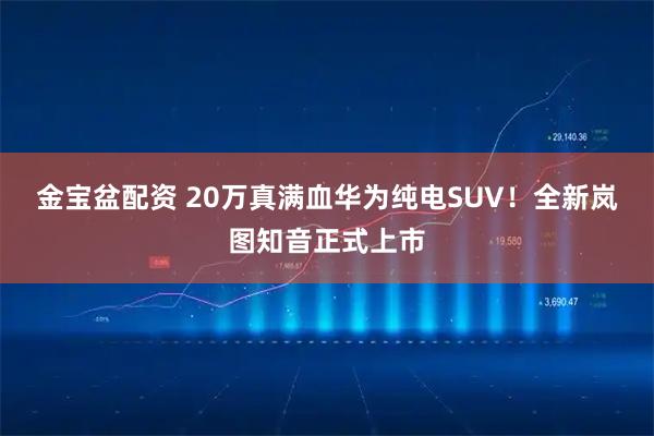 金宝盆配资 20万真满血华为纯电SUV！全新岚图知音正式上市